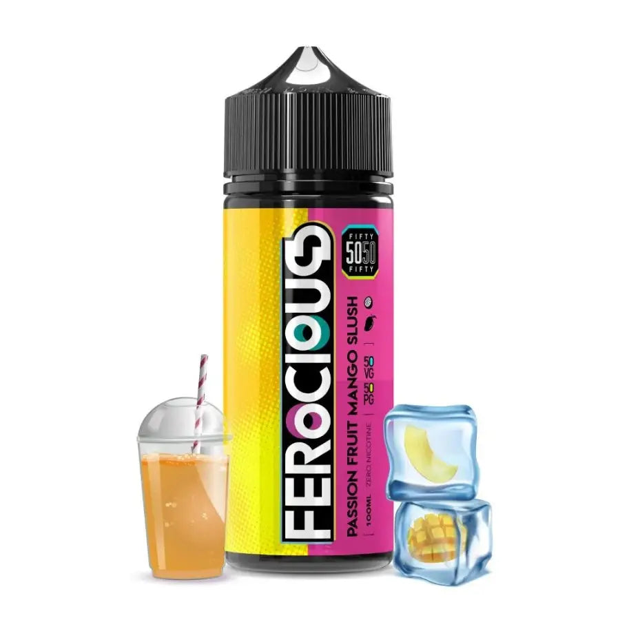 Ferocious Desserts & Thirsty Range Vape Juice E-liquid - Passion Fruit Mango Slush (thirsty Range) / 3mg + 60ml