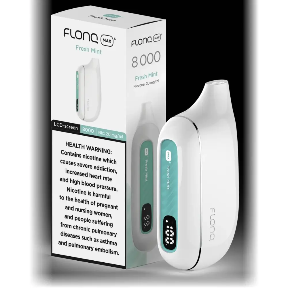 Flonq 8000 Puffs Disposable Vape - Fresh Mint - Disposable Vape - Vapes Uae