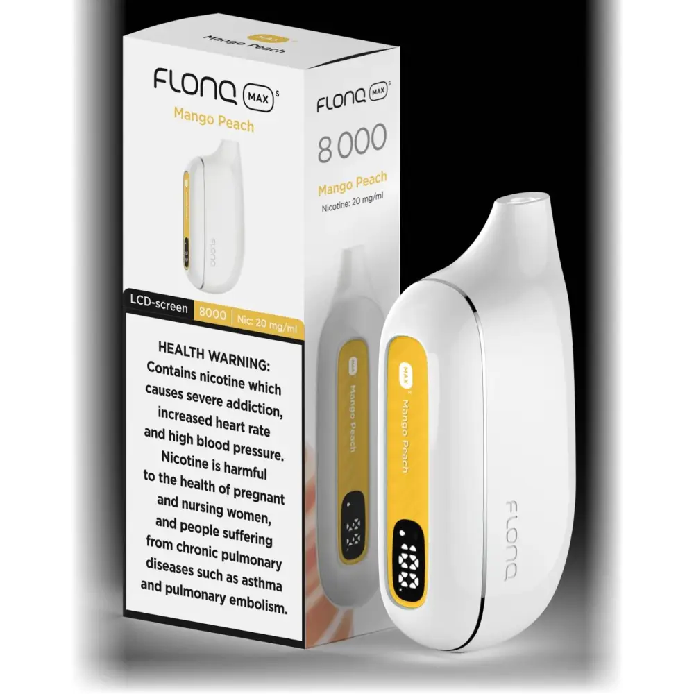 Flonq 8000 Puffs Disposable Vape - Mango Peach - Disposable Vape - Vapes Uae