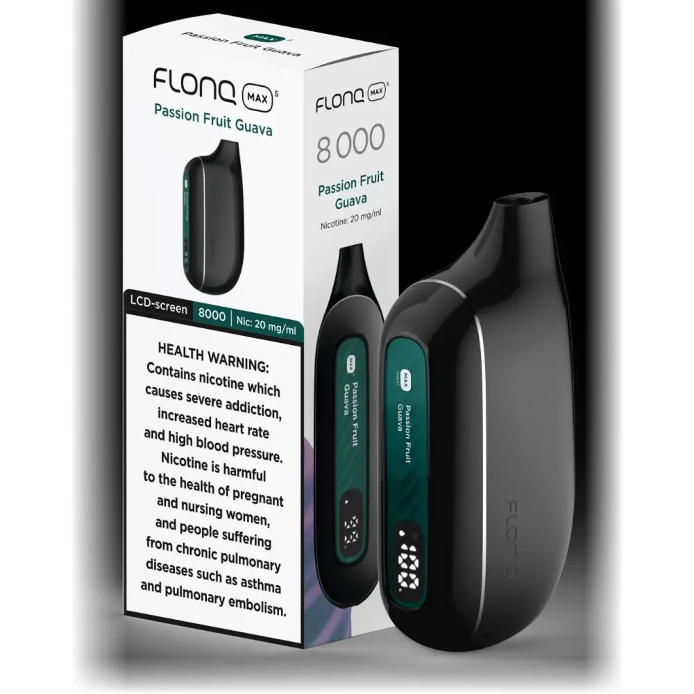 Flonq 8000 Puffs Disposable Vape - Passionfruit Guava - Disposable Vape - Vapes Uae