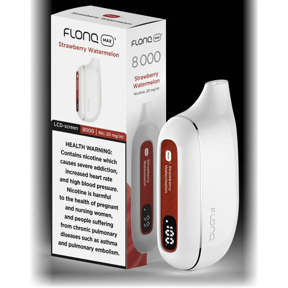 Flonq 8000 Puffs Disposable Vape - Strawberry Watermelon - Disposable Vape - Vapes Uae