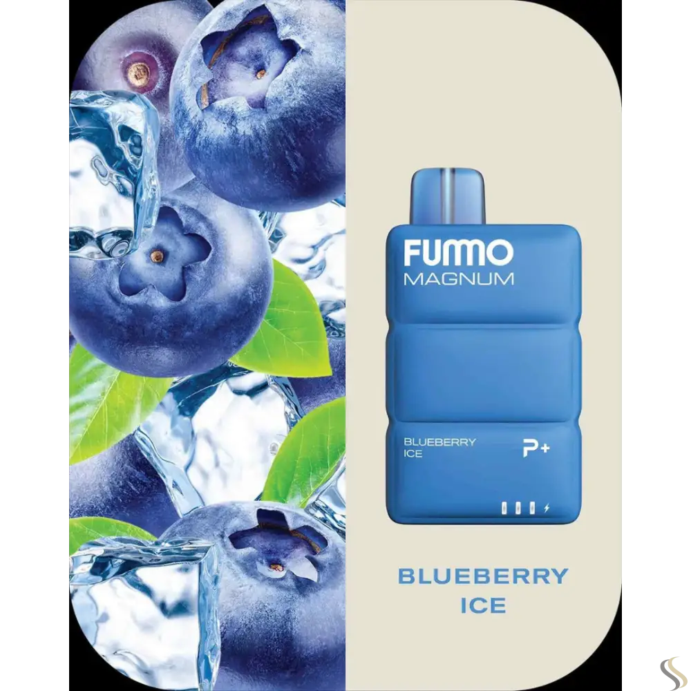 Fummo Magnum 8k Puffs Disposable - Blueberry Ice - Disposable Vape - Vapes Uae