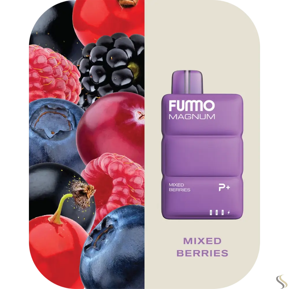 Fummo Magnum 8k Puffs Disposable - Mixed Berries - Disposable Vape - Vapes Uae