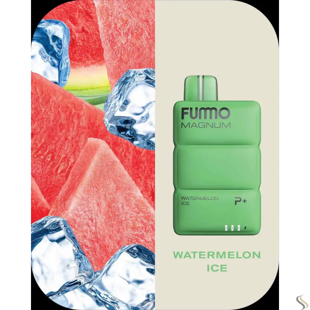 Fummo Magnum 8k Puffs Disposable - Watermelon Ice - Disposable Vape - Vapes Uae
