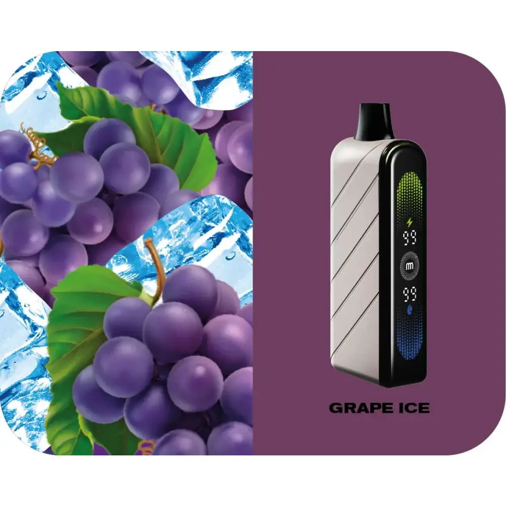 Fummo Nova 50000 Puffs Disposable Vape - Grape Ice - Disposable Vape - Vapes Uae