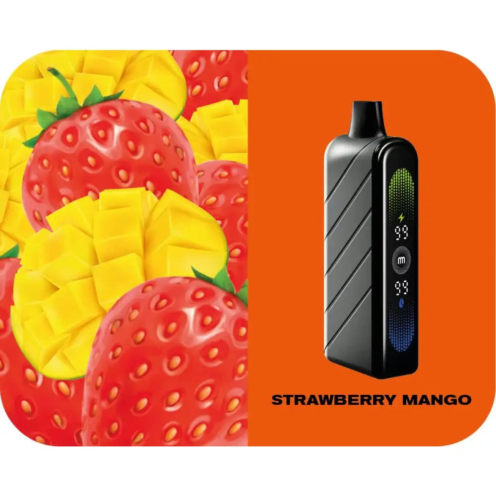 Fummo Nova 50000 Puffs Disposable Vape - Strawberry Mango - Disposable Vape - Vapes Uae
