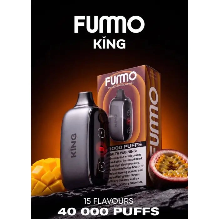 Fumo King 40000 Puffs Disposable Vape - Mango Passion Fruit - Disposable Vape - Vapes Uae