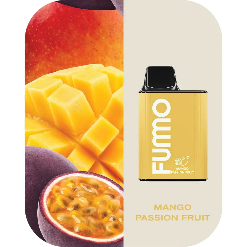 Fumo King 6000 Puffs Disposable Vape - Mango Passionfruit - Disposable Vape - Vapes Uae