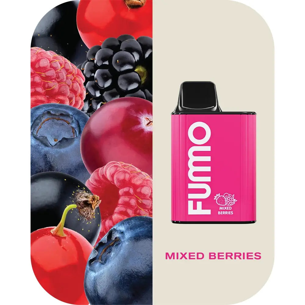 Fumo King 6000 Puffs Disposable Vape - Mixed Berries - Disposable Vape - Vapes Uae