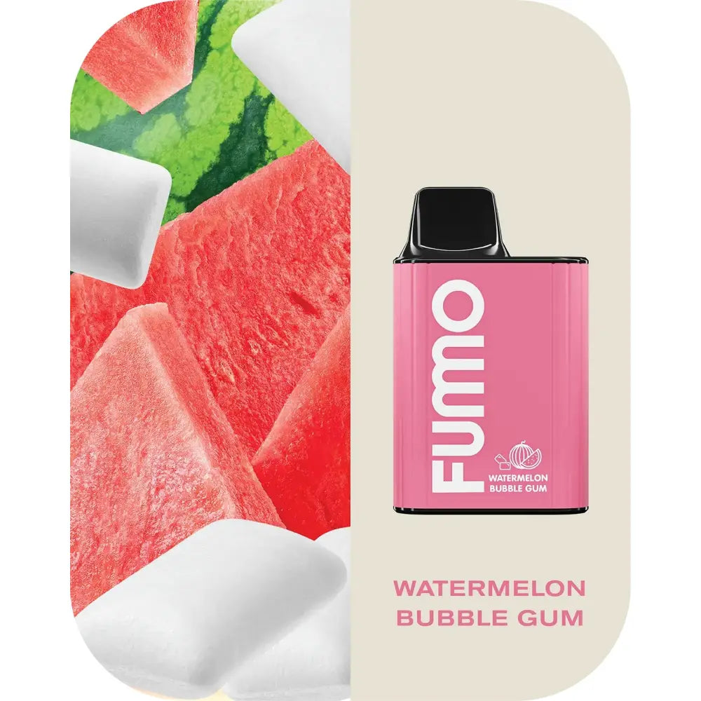 Fumo King 6000 Puffs Disposable Vape - Watermelon Bubble Gum - Disposable Vape - Vapes Uae