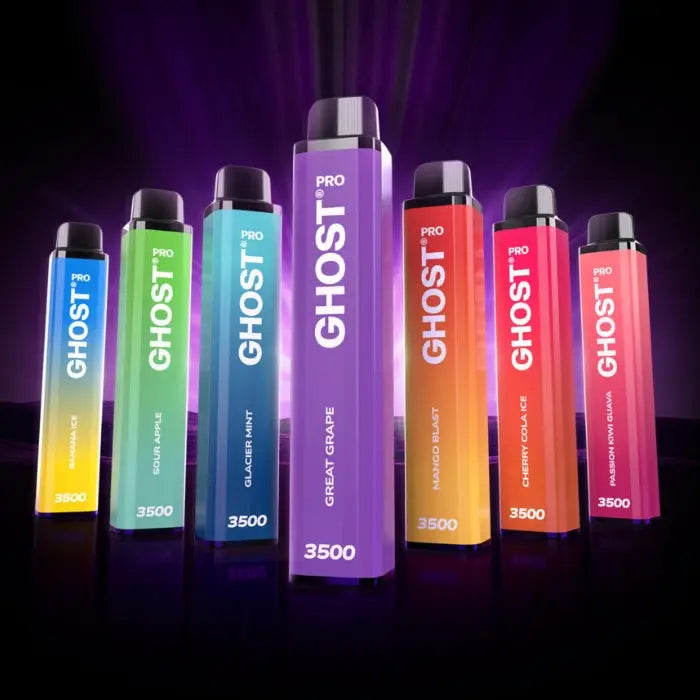 Ghost Pro Vape Bar 3500 Puffs Disposable Vape - Double Apple - Disposable Vape - Vapes Uae