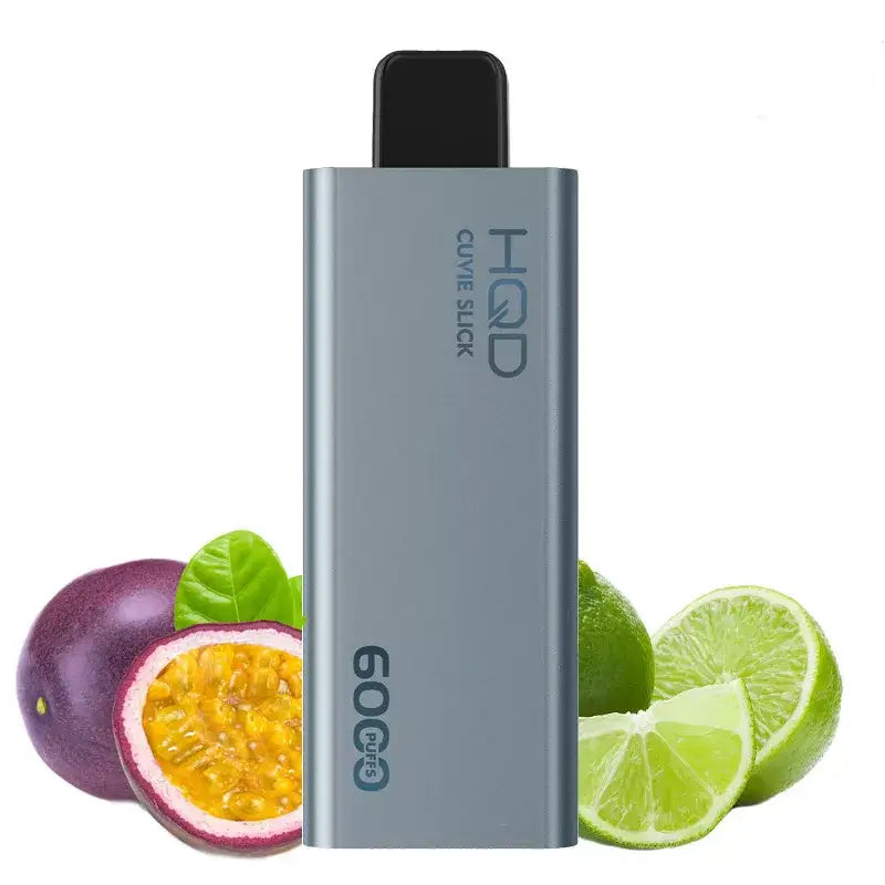 Hqd Cuvie Slick 6000 Puffs Disposable Vape - Lime Passion Fruit - Disposable Vape - Vapes Uae