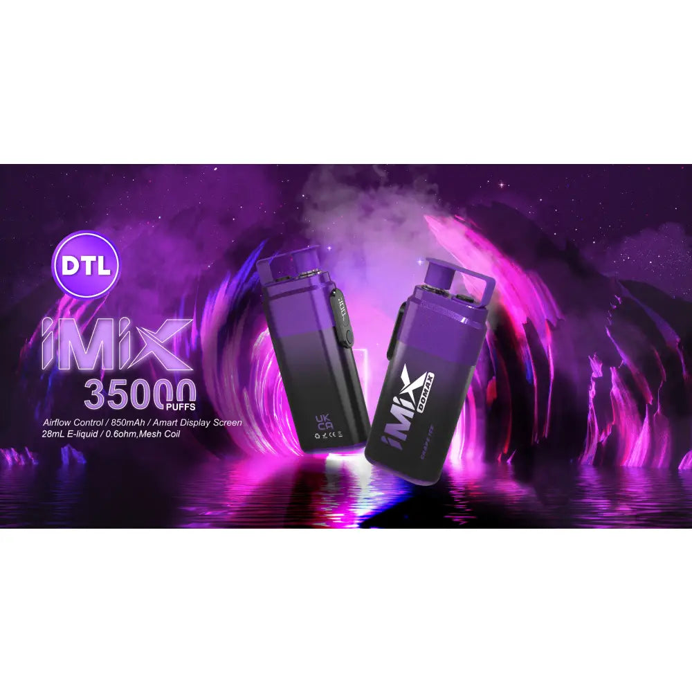 Imix Domax 35000 Puffs Disposable Vape - Blackcurrant - Disposable Vape - Vapes Uae