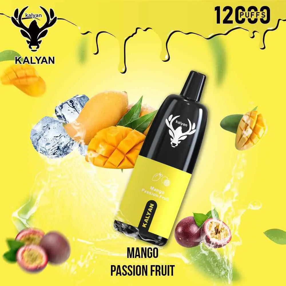 Kalyan 12000 Puffs Disposable Vape - Mango Passionfruit - Disposable Vape - Vapes Uae