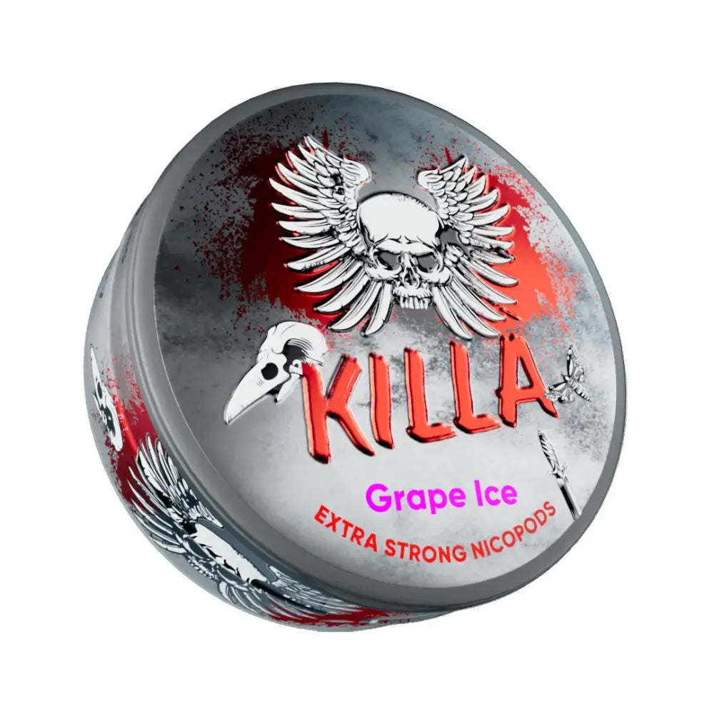 Killa Nicotine Pouches - Grape Ice / 12 Mg / Single Pack - Nicotine Pouch - Vapes Uae