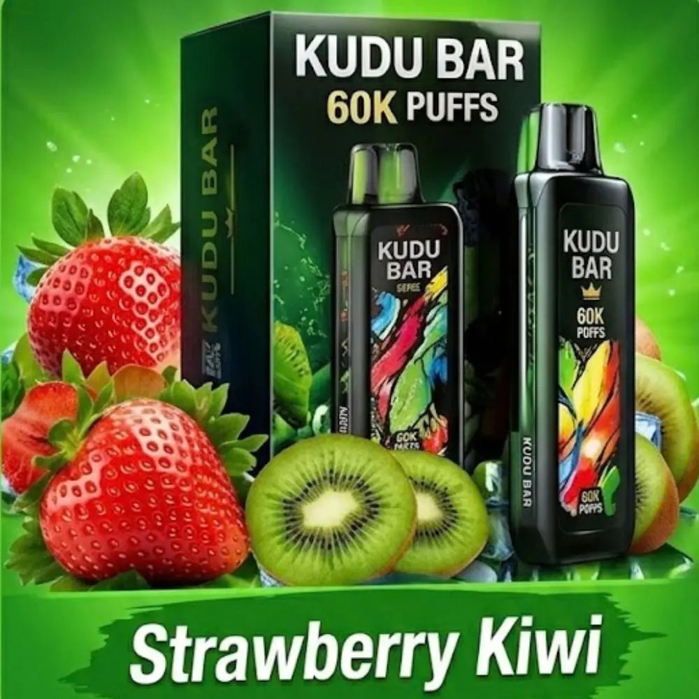 Kudu Bar 60000 Puffs Disposable Vape - Strawberry Kiwi - Disposable Vape - Vapes Uae