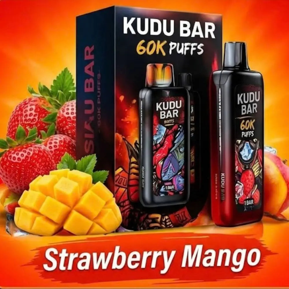 Kudu Bar 60000 Puffs Disposable Vape - Strawberry Mango - Disposable Vape - Vapes Uae