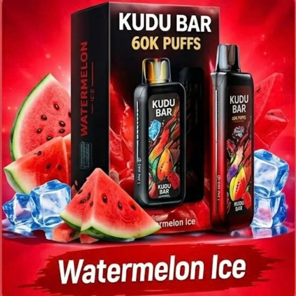 Kudu Bar 60000 Puffs Disposable Vape - Watermelon Ice - Disposable Vape - Vapes Uae