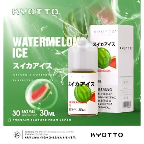 Kyotto Premium E-liquid 30ml - 30mg - Watermelon Ice / 30 - Mg - E-liquid - Vapes Uae