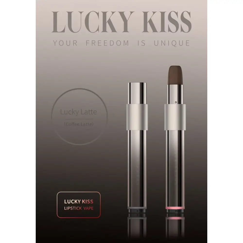 Lucky Kiss Lipstick Vape - Coffee Latte - Disposable Vape - Vapes Uae