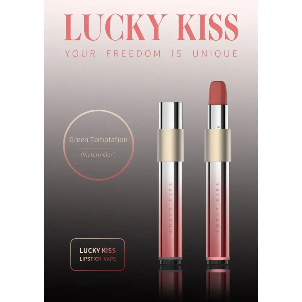 Lucky Kiss Lipstick Vape - Watermelon - Disposable Vape - Vapes Uae