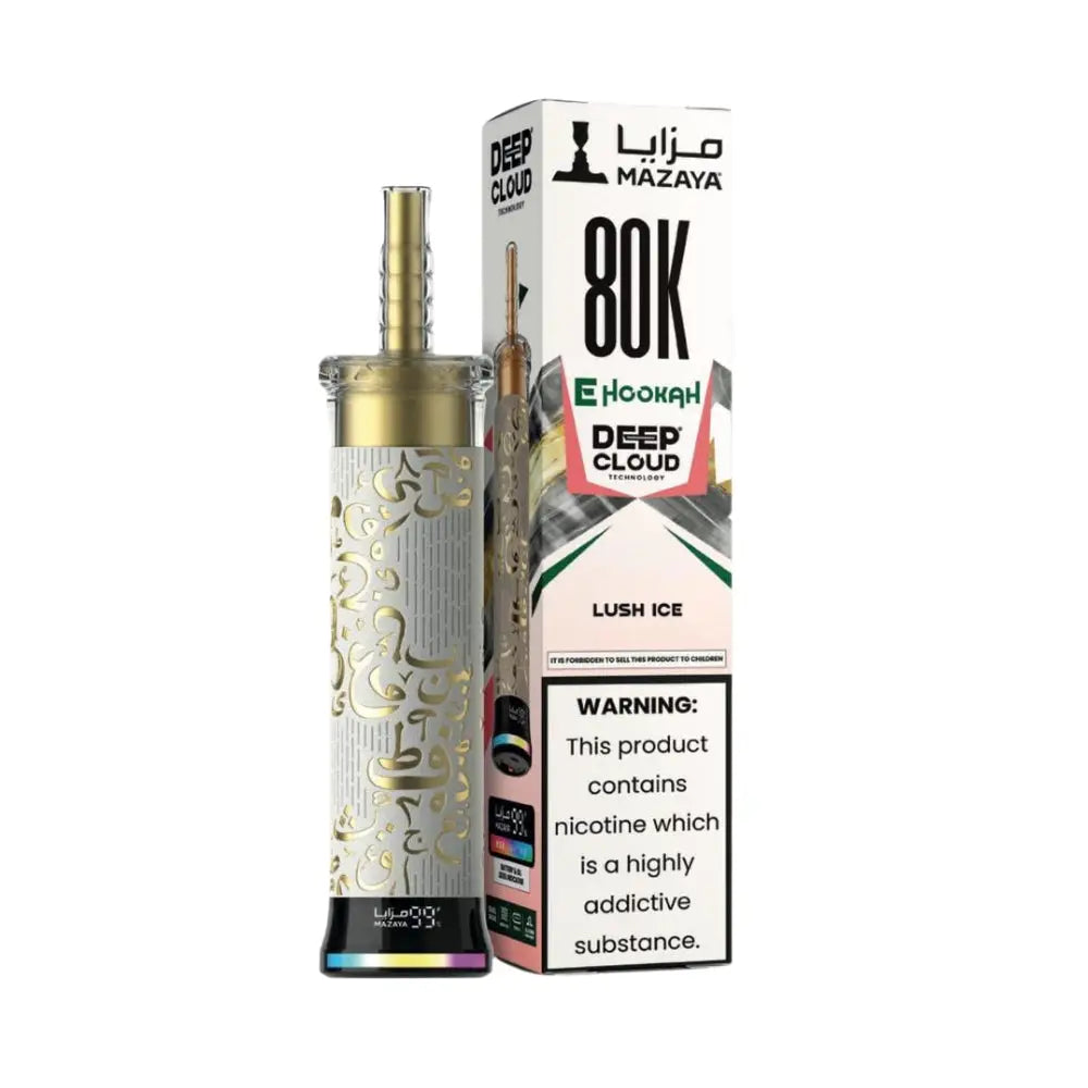 Mazaya Deep Cloud 80000 Puffs Disposable Vape - Lush Ice - Disposable Vape - Vapes Uae