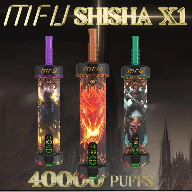 Mfu Shisha X1 40000 Puffs Disposable Vape - Berry Ice - Disposable Vape - Vapes Uae