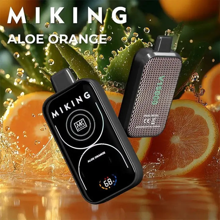 Miking 15000 Puffs Disposable Vape - Aloe Orange - Disposable Vape - Vapes Uae