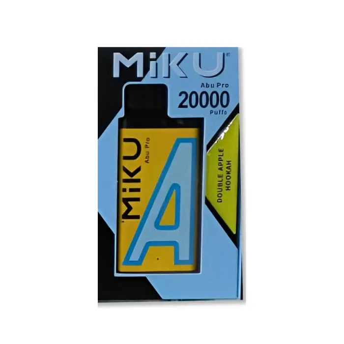 Miku Abu Pro 20000 Puffs Disposable Vape - Double Apple Hookah - Disposable Vape - Vapes Uae