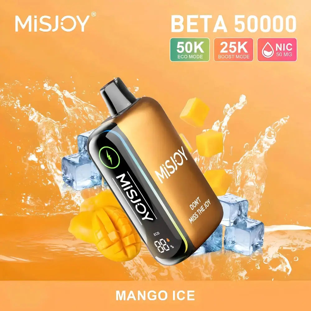 Misjoy Beta 50000 Puffs Disposable Vape - Mango Ice - Disposable Vape - Vapes Uae