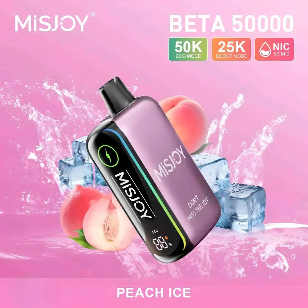Misjoy Beta 50000 Puffs Disposable Vape - Peach Ice - Disposable Vape - Vapes Uae
