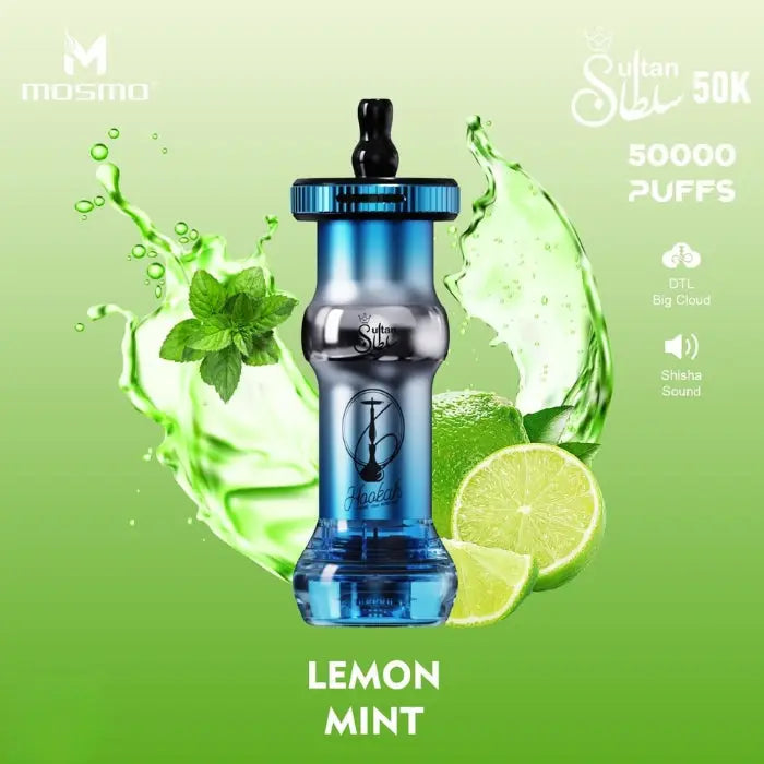 Mosmo Sultan 50000 Puffs Disposable Vape - Lemon Mint - Disposable Vape - Vapes Uae