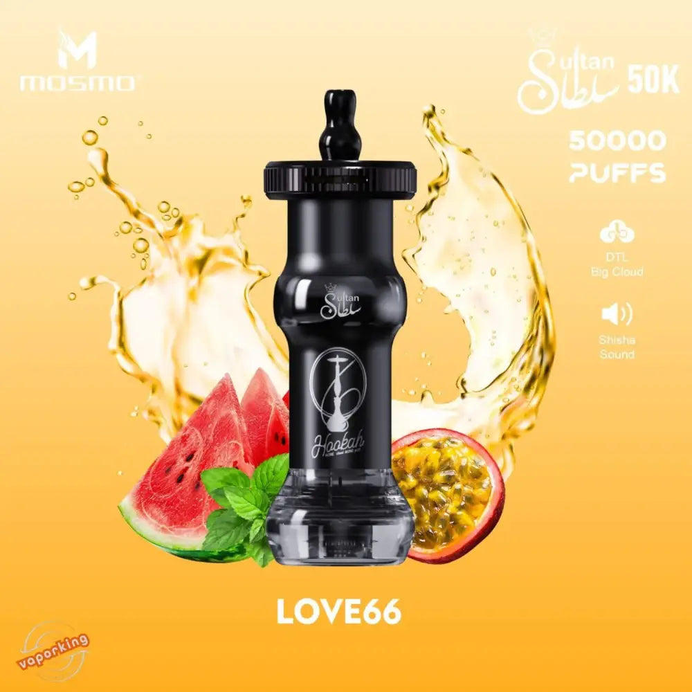 Mosmo Sultan 50000 Puffs Disposable Vape - Love 66 - Disposable Vape - Vapes Uae