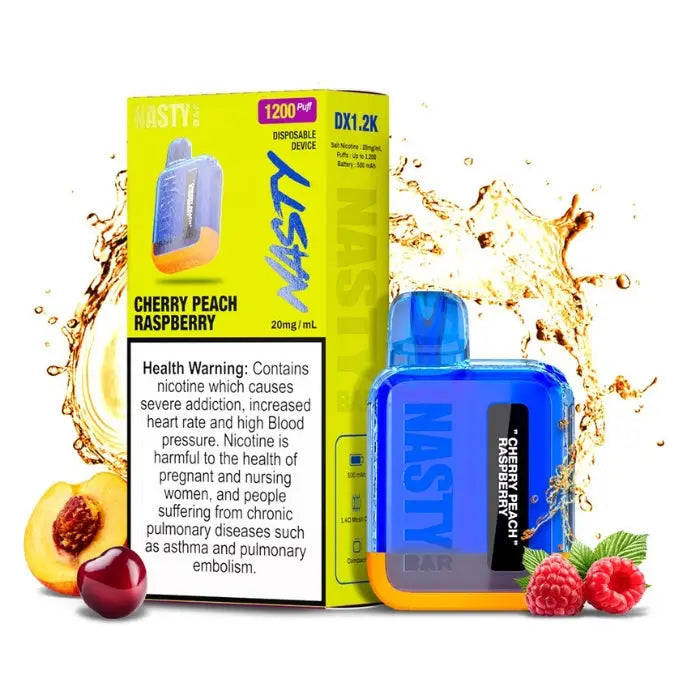 Nasty Bar Dx 1200 Puffs Disposable Vape - Cherry Peach Raspberry - Disposable Vape - Vapes Uae