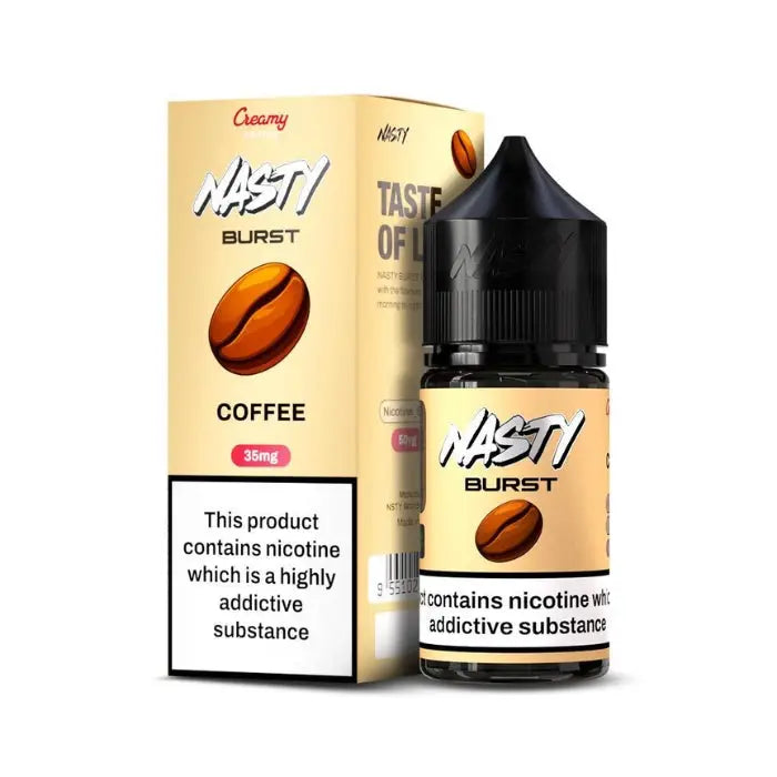 Nasty Burst Salt Nicotine E-liquid - Coffee / 20mg - E-liquid - Vapes Uae