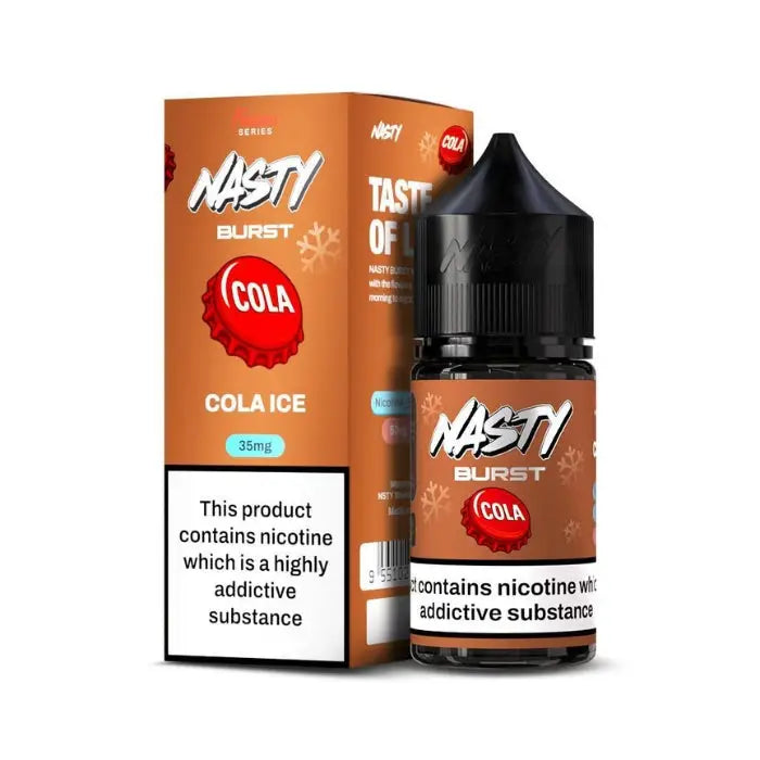 Nasty Burst Salt Nicotine E-liquid - Cola Ice / 20mg - E-liquid - Vapes Uae