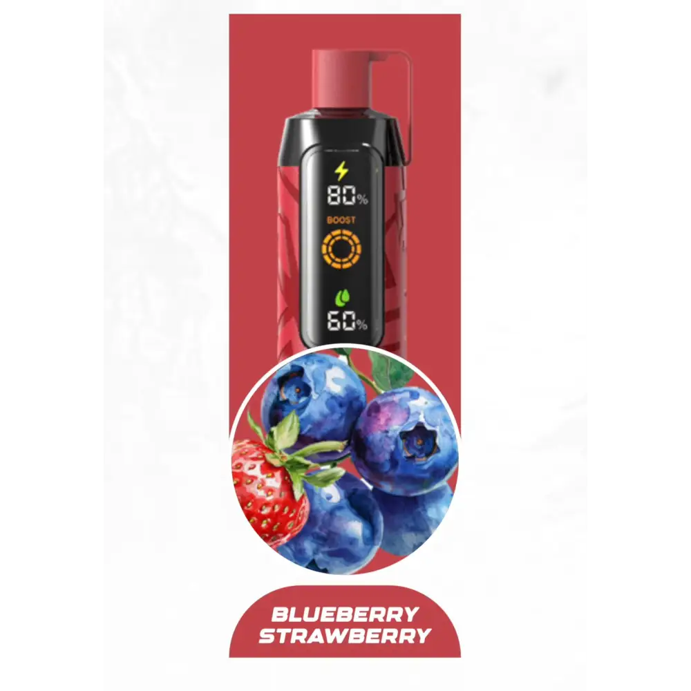 Nerd 20000 Puffs Disposable Vape - Blueberry Strawberry - Disposable Vape - Vapes Uae