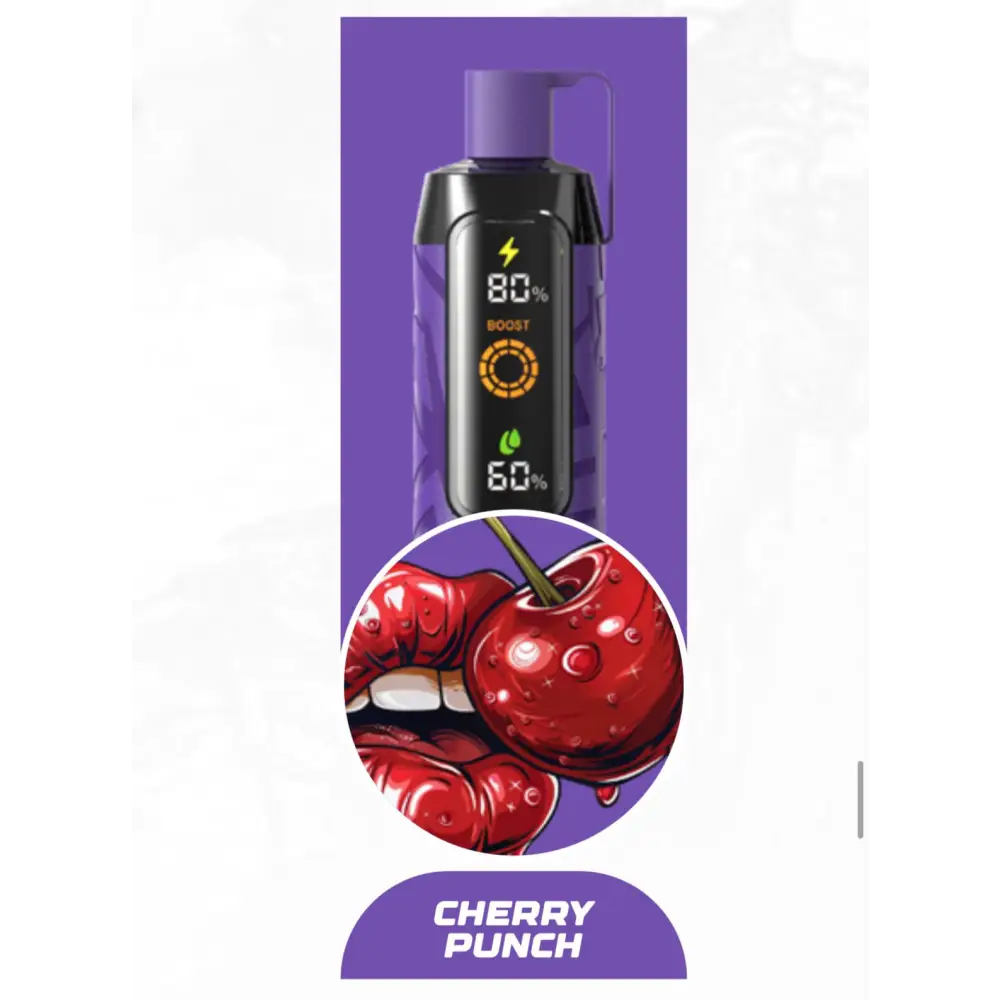Nerd 20000 Puffs Disposable Vape - Cherry Punch - Disposable Vape - Vapes Uae