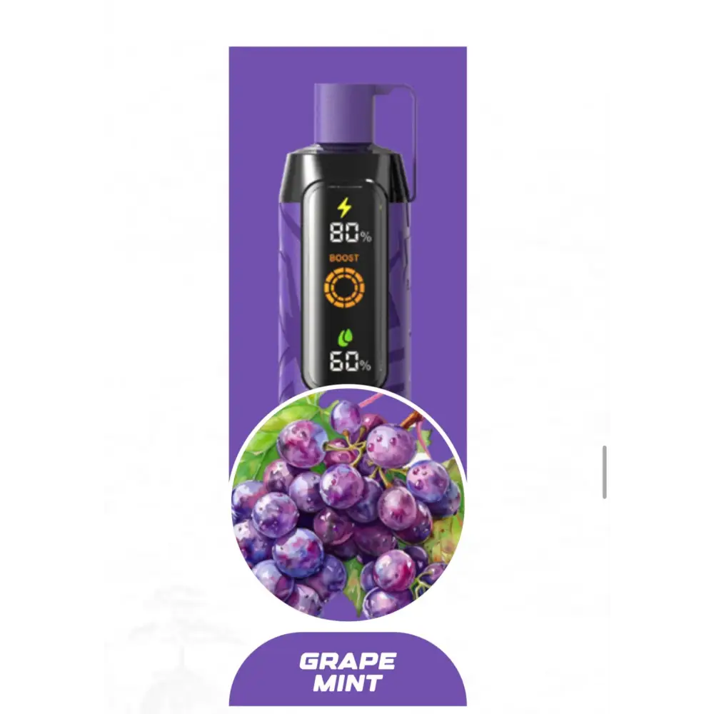 Nerd 20000 Puffs Disposable Vape - Grape Mint - Disposable Vape - Vapes Uae