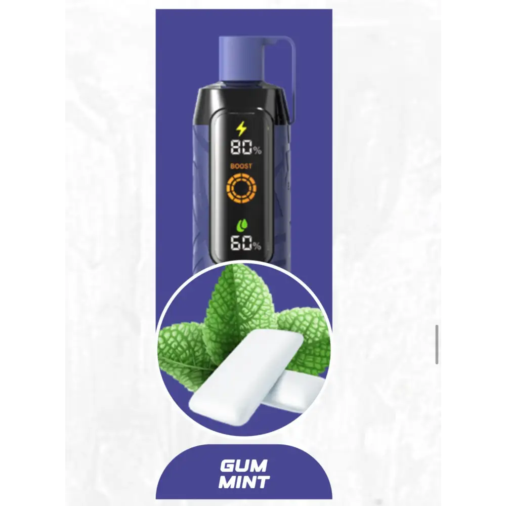 Nerd 20000 Puffs Disposable Vape - Gum Mint - Disposable Vape - Vapes Uae