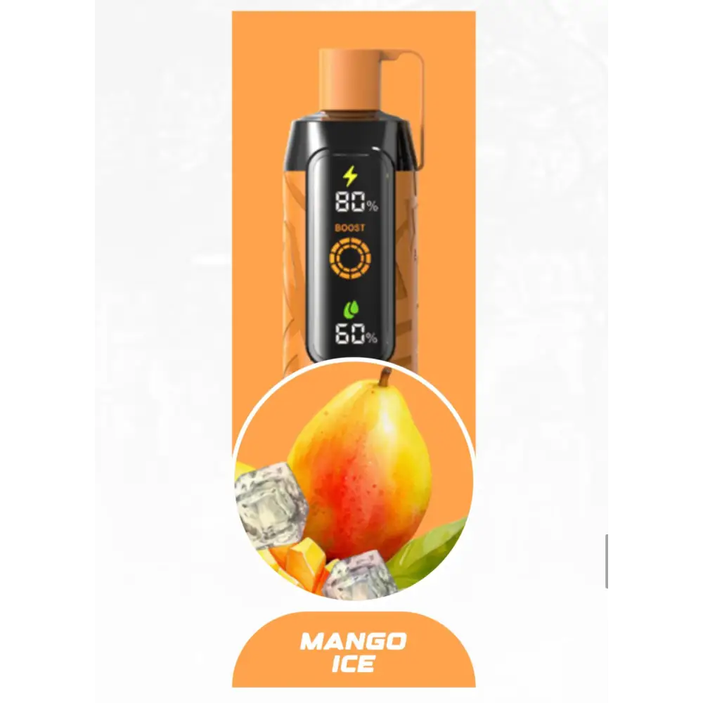 Nerd 20000 Puffs Disposable Vape - Mango Ice - Disposable Vape - Vapes Uae