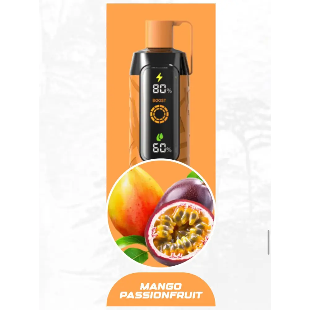 Nerd 20000 Puffs Disposable Vape - Mango Passion Fruit - Disposable Vape - Vapes Uae
