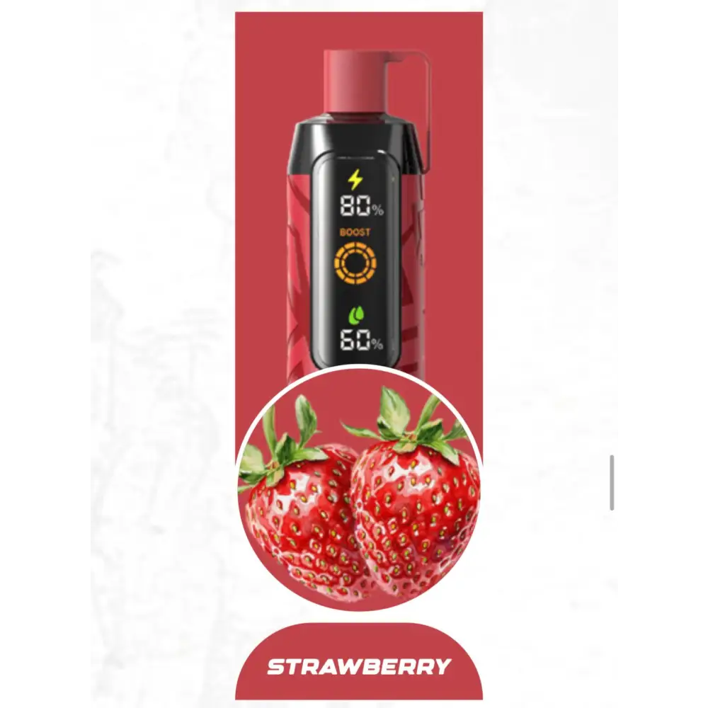 Nerd 20000 Puffs Disposable Vape - Strawberry - Disposable Vape - Vapes Uae
