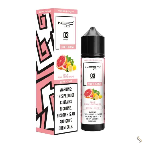 Nerd Liq E-liquid Vape Juice 60ml - Sour Pink Lemonade - E-liquid - Vapes Uae