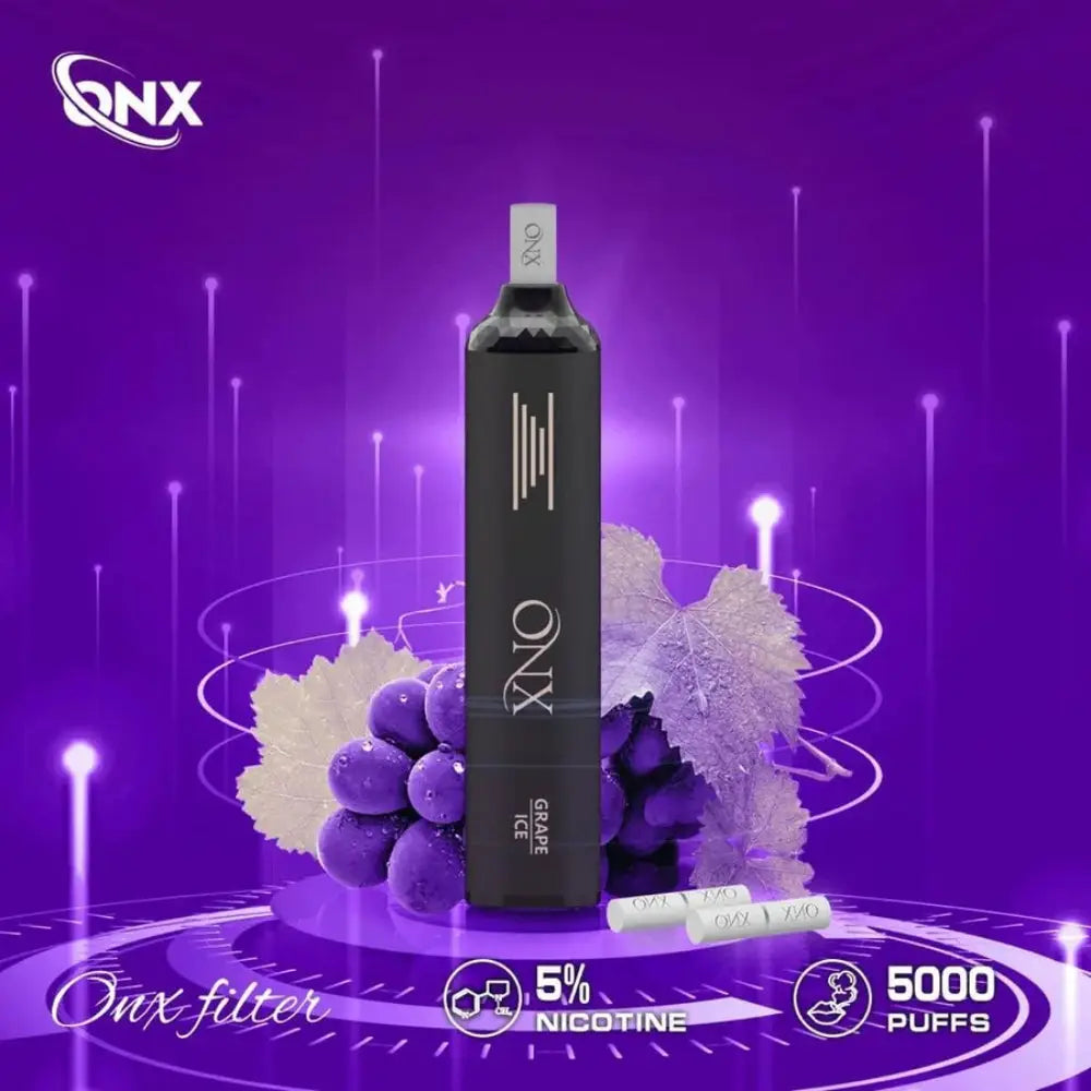 Onx 5000 Puffs Disposable Vape - Grape Ice - Disposable Vape - Vapes Uae