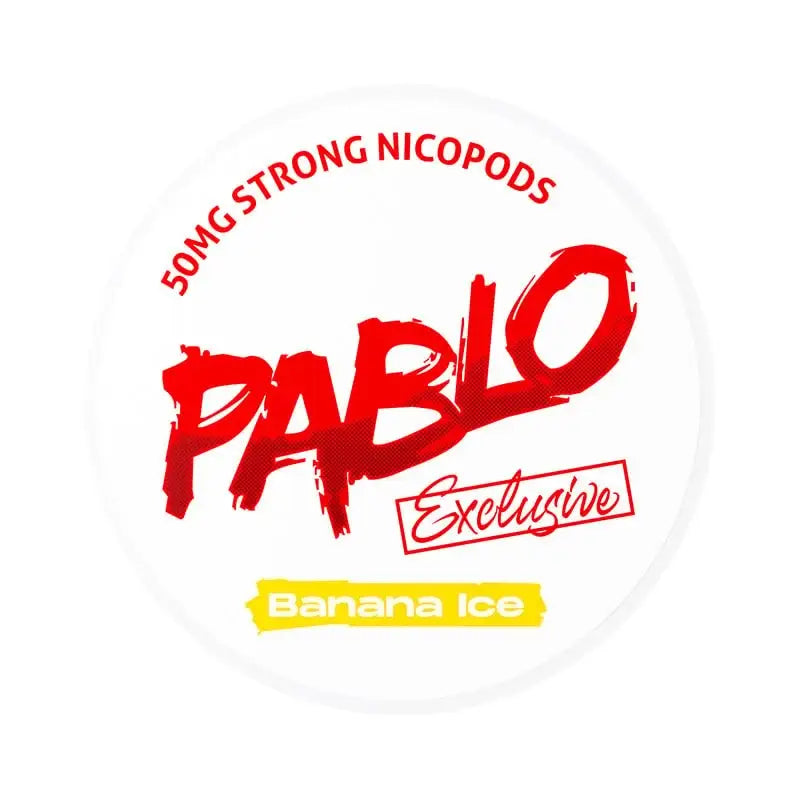 Pablo Exclusive Nicotine Pouches - Banana Ice / 50 Mg / Single Pack - Nicotine Pouch - Vapes Uae