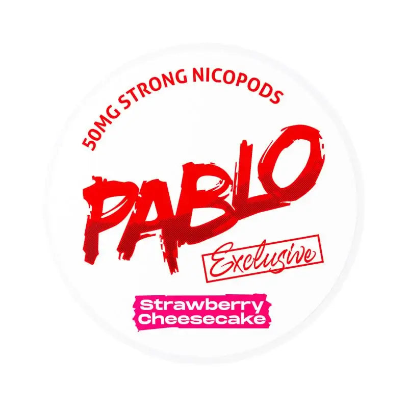 Pablo Exclusive Nicotine Pouches - Strawberry Cheesecake / 50 Mg / Single Pack - Nicotine Pouch - Vapes Uae
