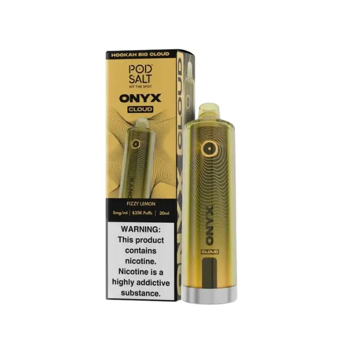 Pod Salt Onyx Cloud 25000 Puffs Disposable Vape - Fizzy Lemon - Disposable Vape - Vapes Uae