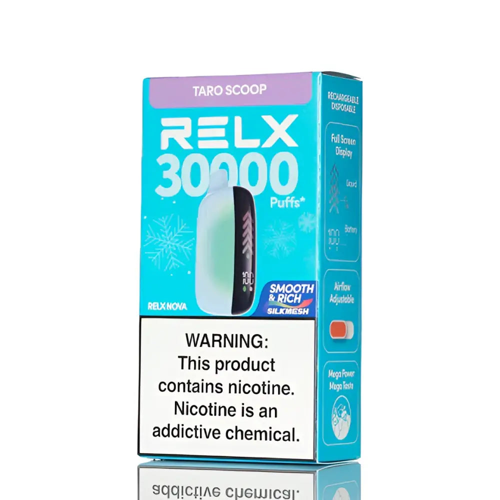 Relx Nova 30000 Puffs Disposable Vape - Taro Ice Cream - Disposable Vape - Vapes Uae