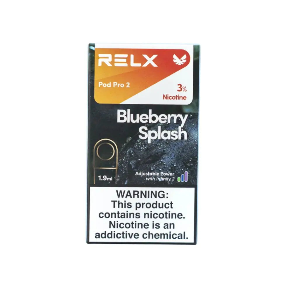Relx Pod Pro 2 Prefilled Replacement Pod - Blueberry Splash 3% - Vape Devices - Vapes Uae